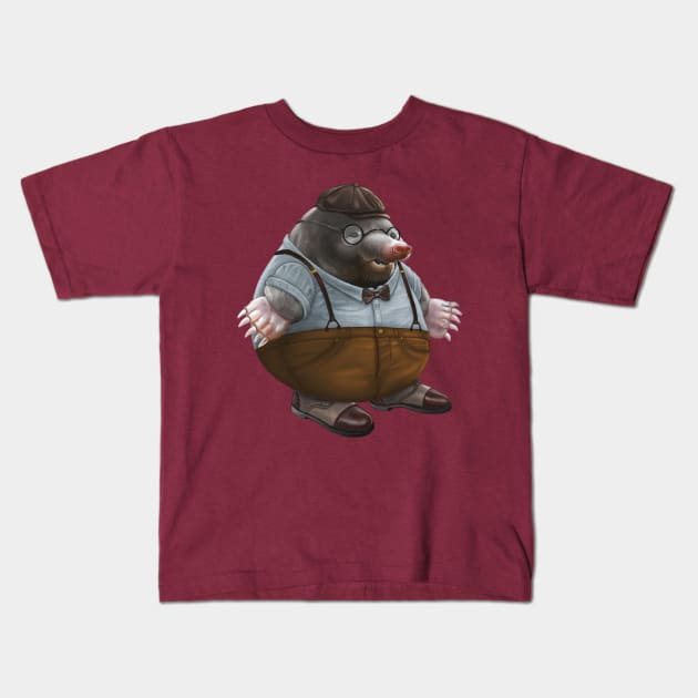 Mole Kids T-Shirt by dviart